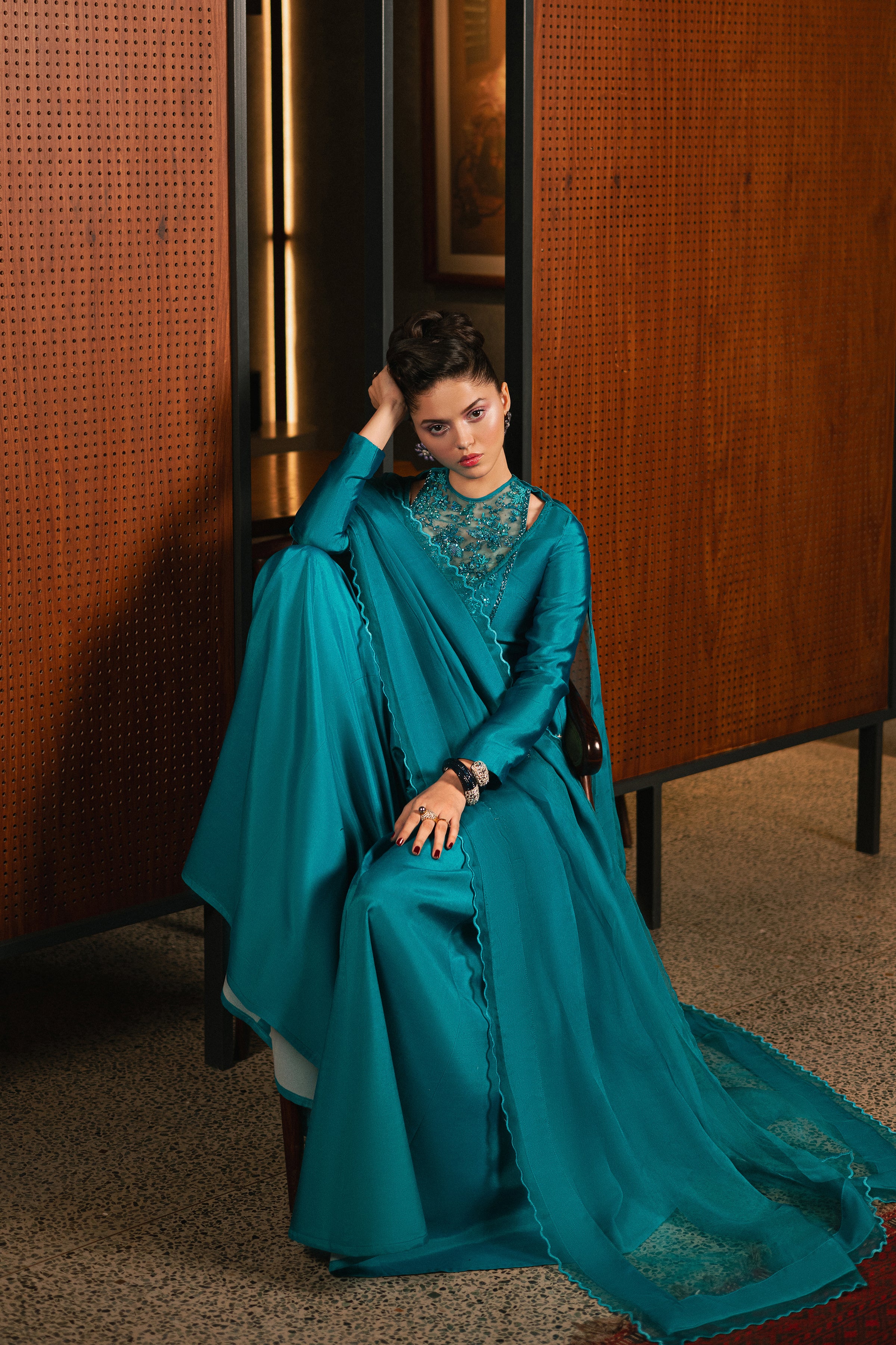 DRAPED IN BLUE