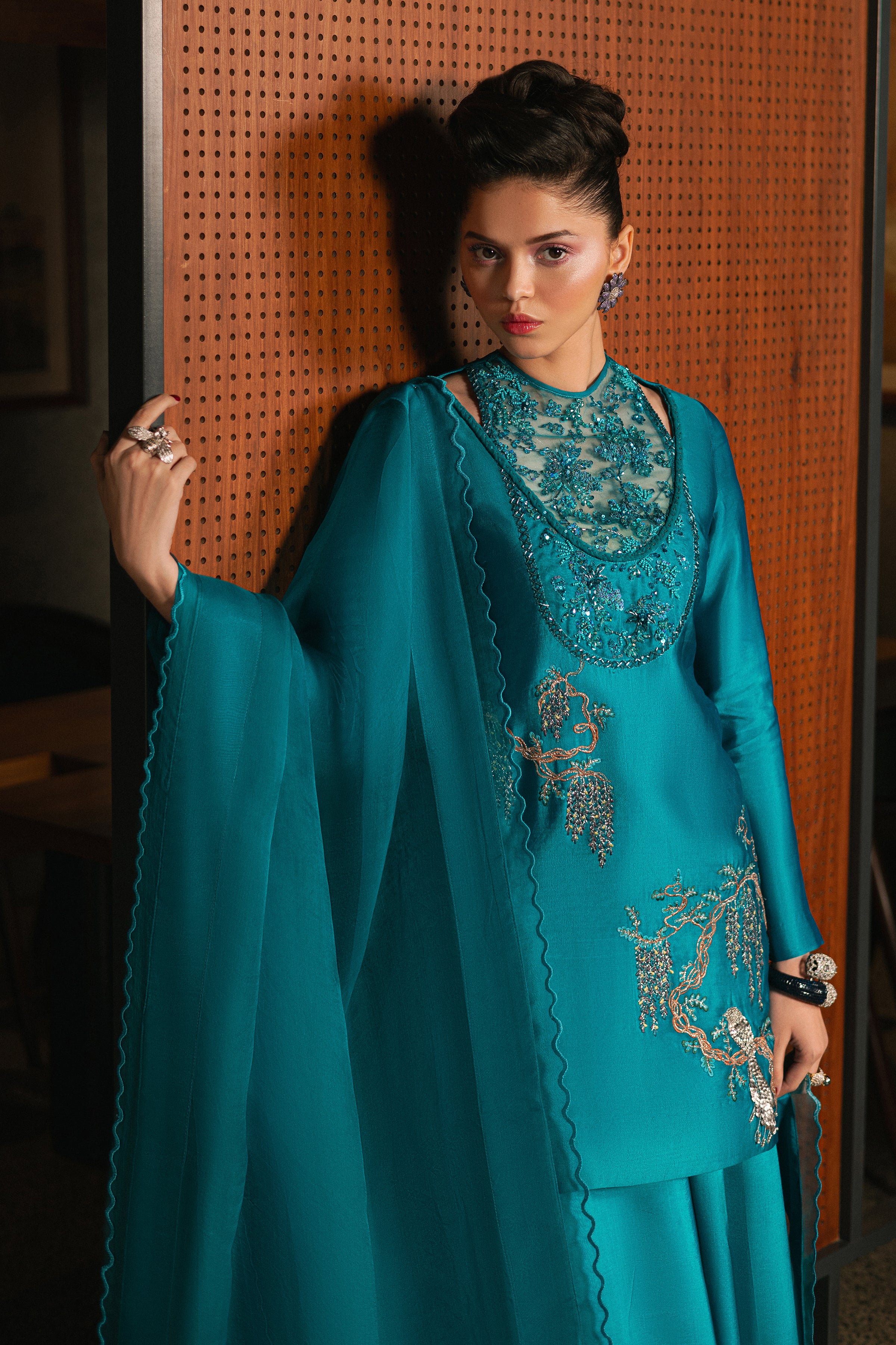 DRAPED IN BLUE