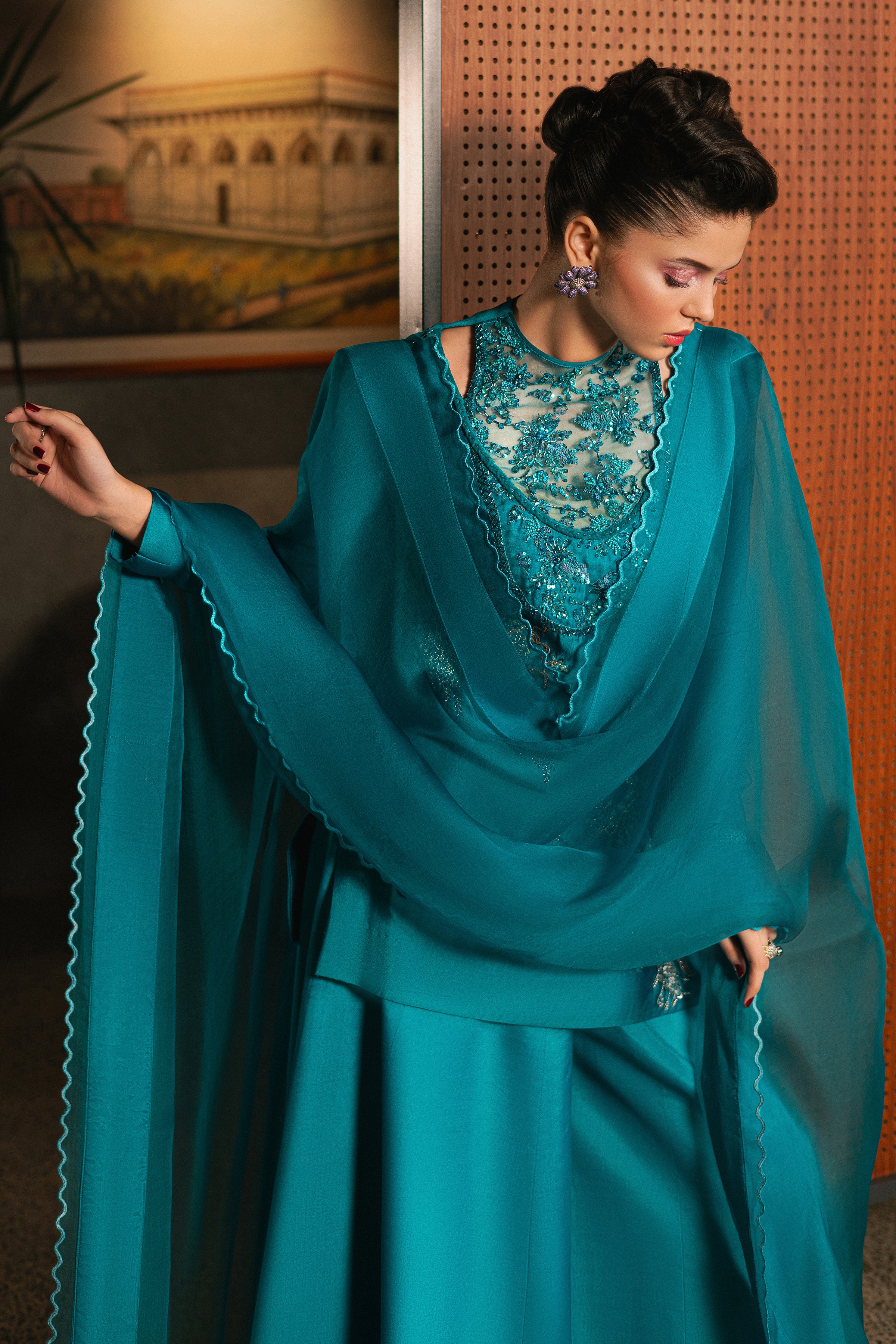 DRAPED IN BLUE